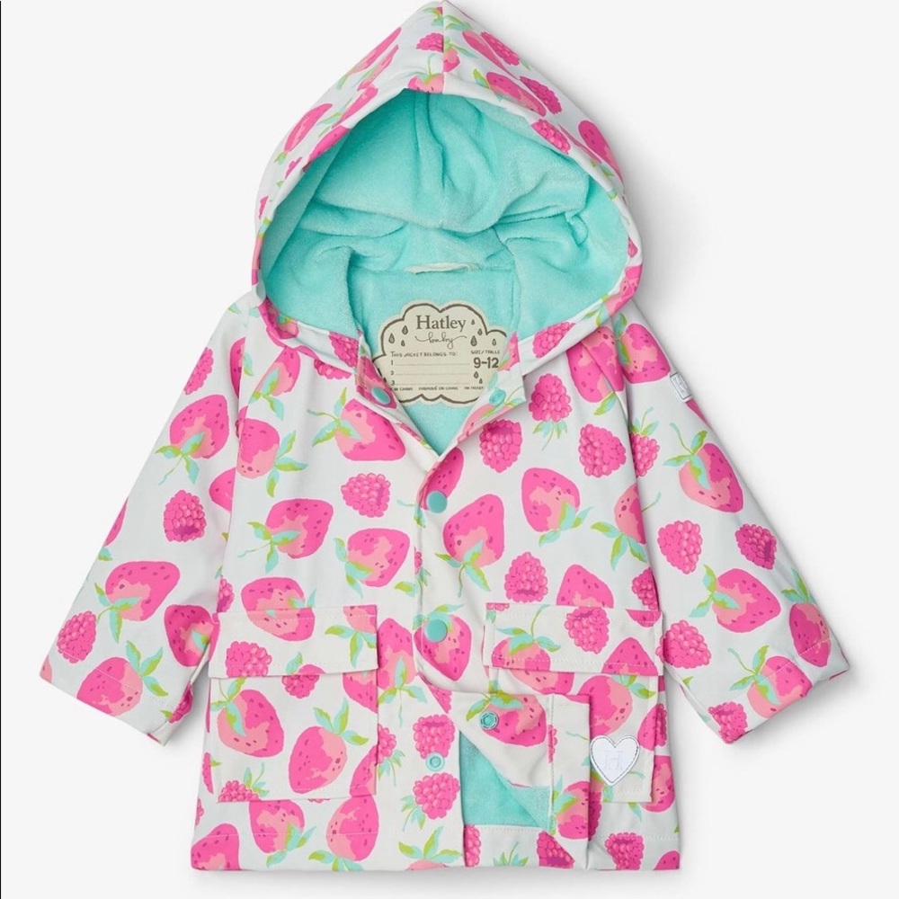 Hatley Delicious Berries Baby Raincoat